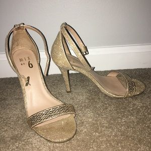 COPY - Sparkly Gold Heels